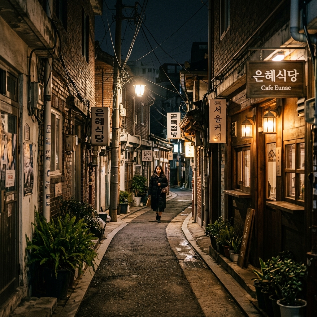 한적한 서울 골목길 산책